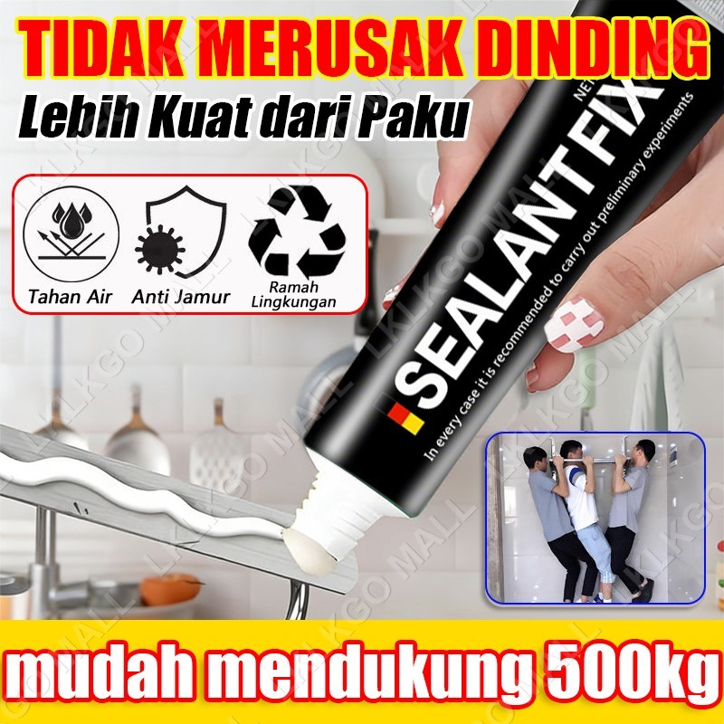 lem perekat dinding super kuat lem tembok super kuat Tahan Air Rekat Kuat tidak merusak dinding