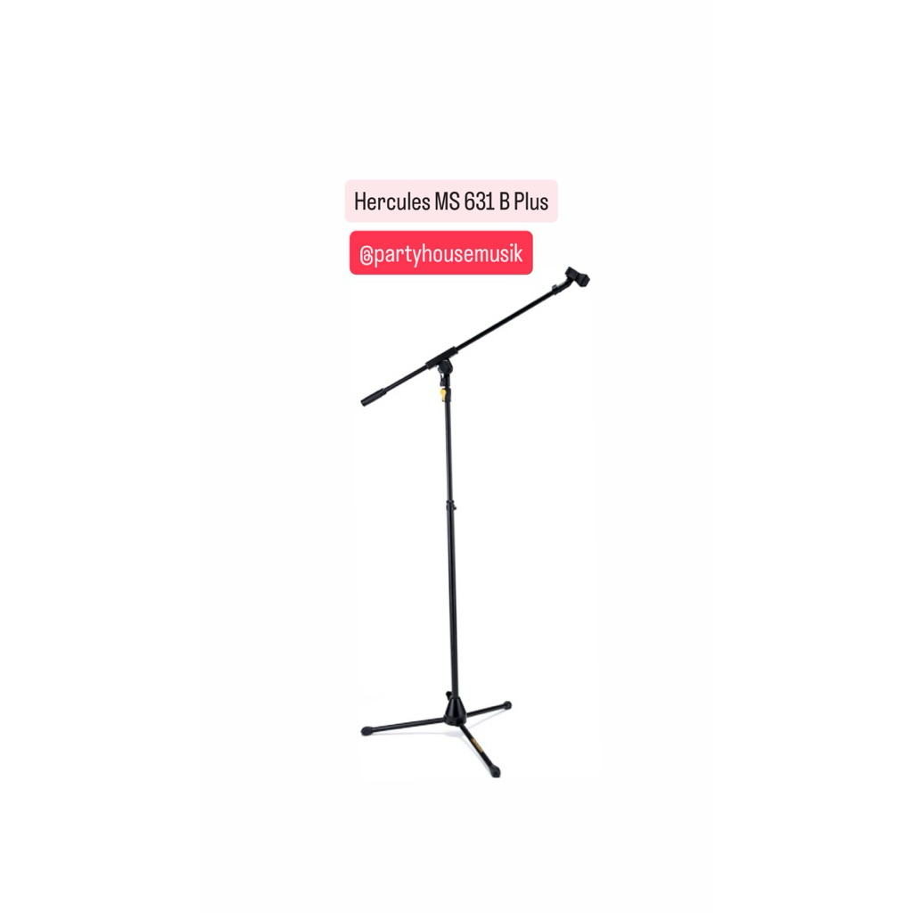 stand mic hercules ms 631 b plus original .  stand mic hercules ms631b plus original