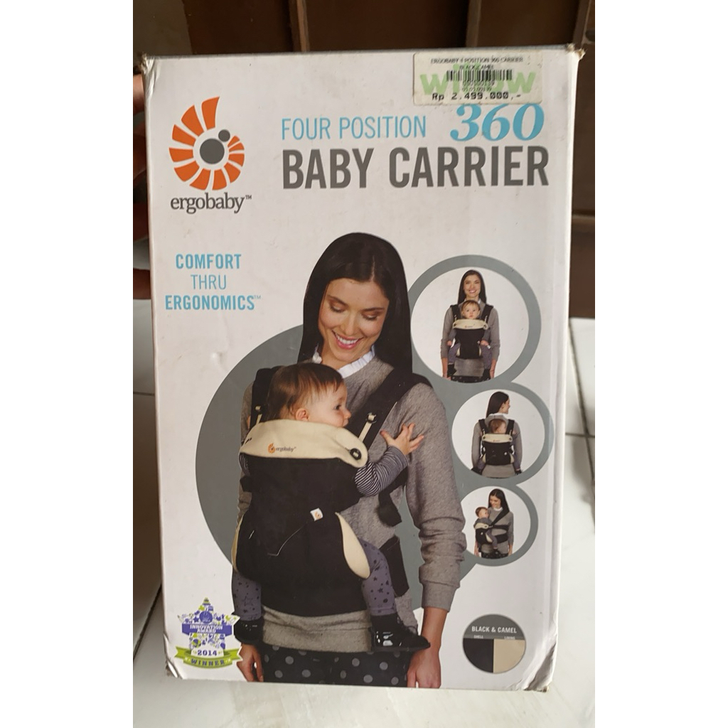preloved ergo baby 360 carrier ori