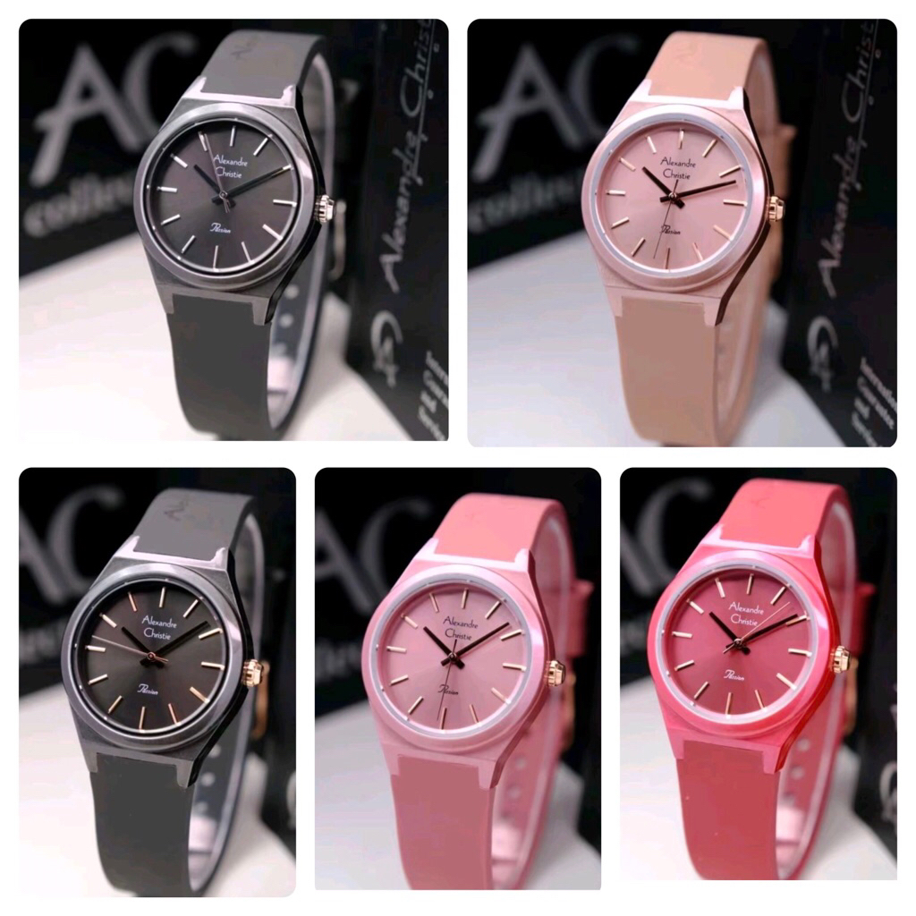 AC 2A07LH JAM TANGAN WANITA ALEXANDRE CHRISTIE 2A07LH / AC 2A07 RUBBER [ORIGINAL]