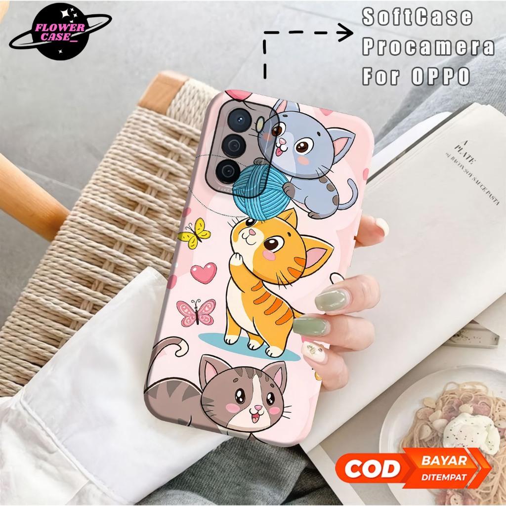 Softcase Procamera | Case procamera All Tipe Hp For Oppo A16 A53 A54 A3S A5S | Softcase Silicon | Fu