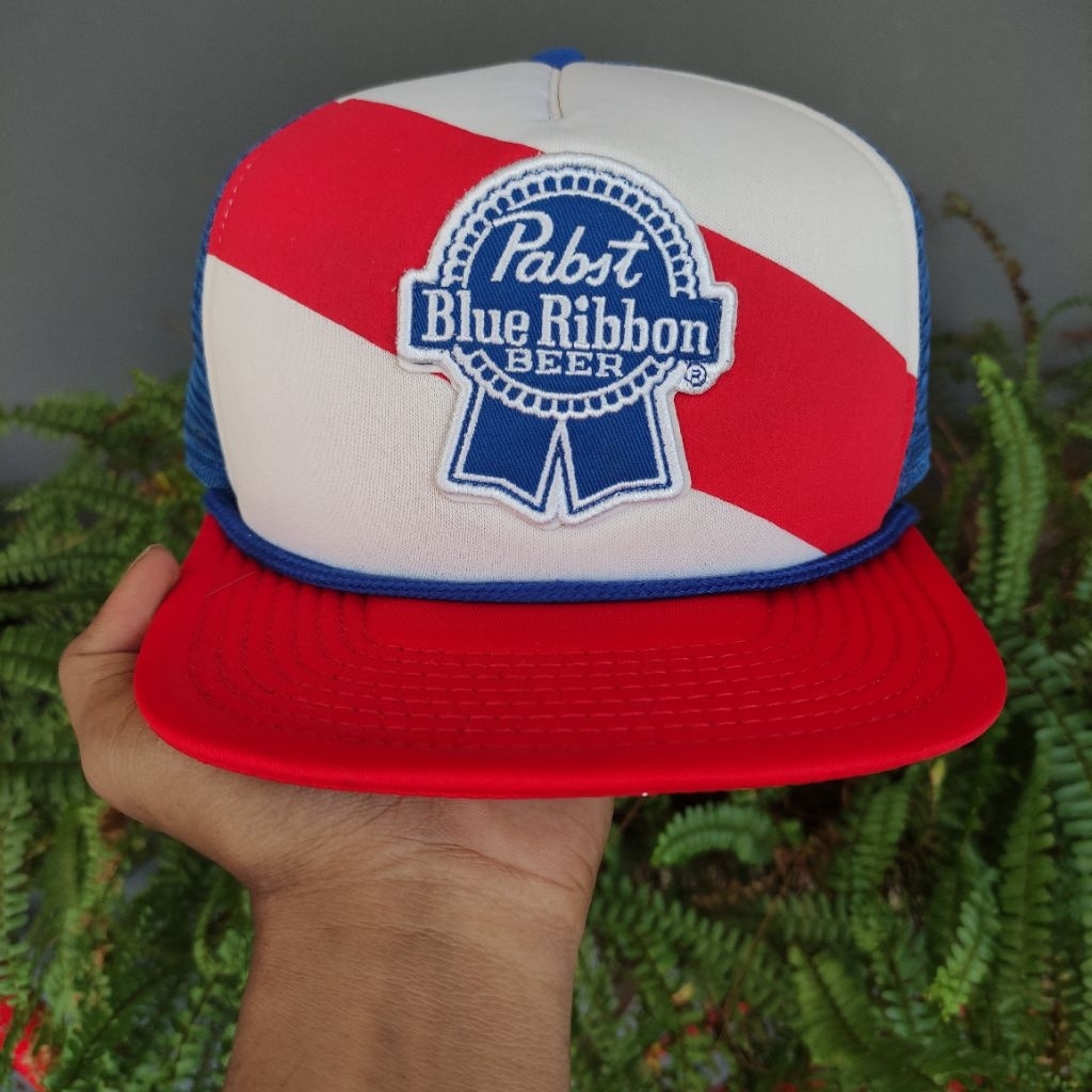 TOPI VINTAGE PATCH THREE TONE TRUCKER