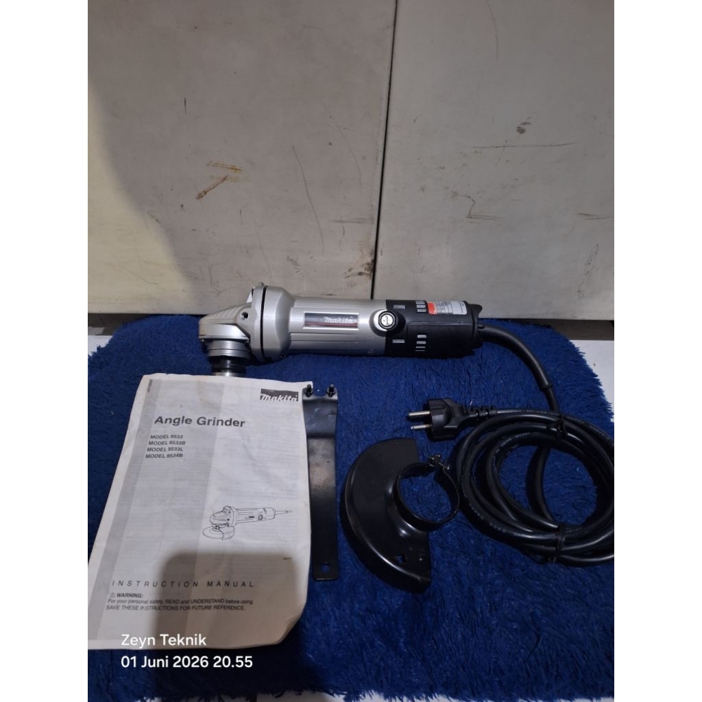 Mesin Gerinda 4inch Slim Body MAKITA 9533L MADEIN JAPAN