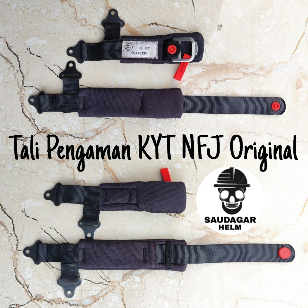 Tali Pengaman DD Ring KYT NFJ Original / Tali Helm KYT NFJ Original
