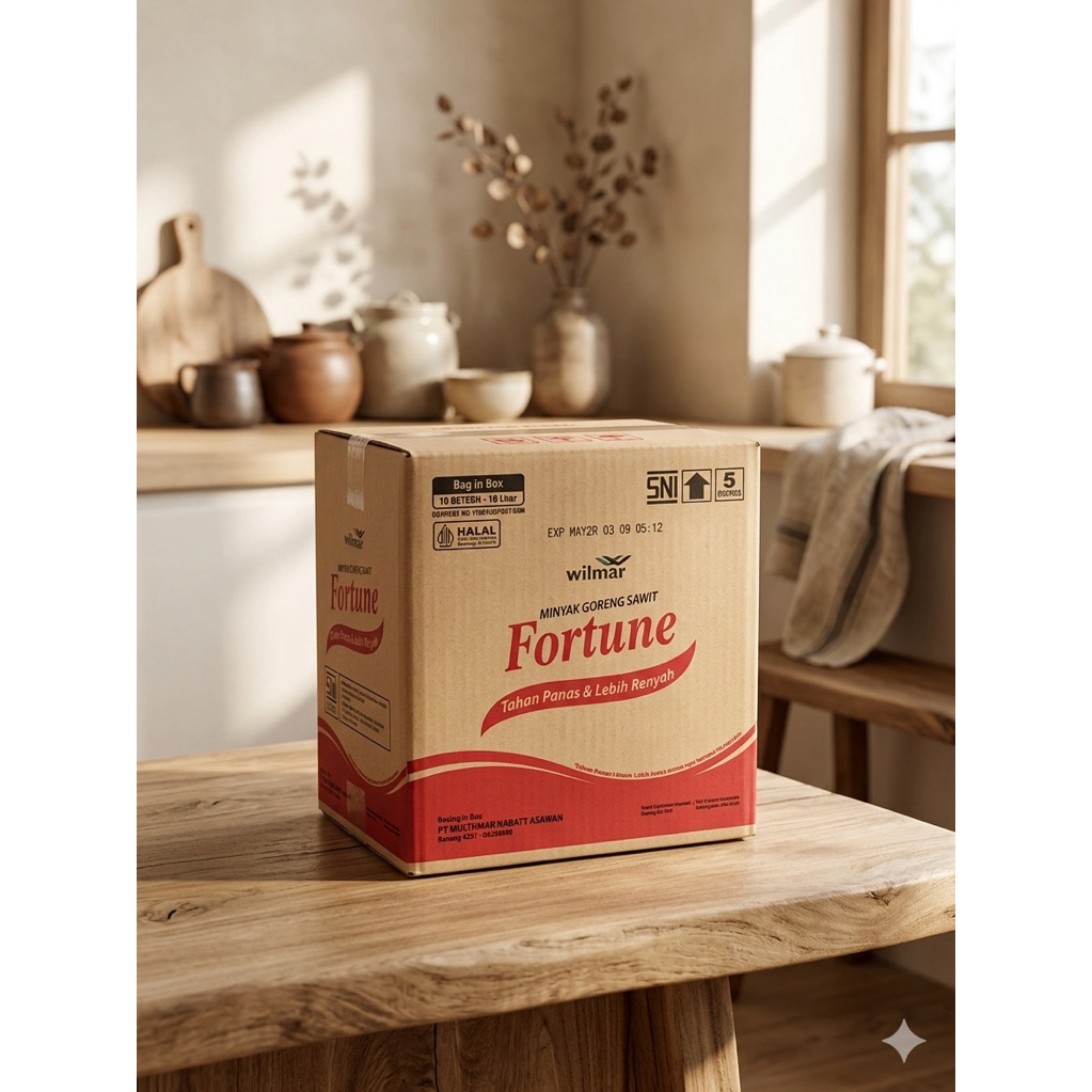 Minyak goreng Fortune BIB 18 liter