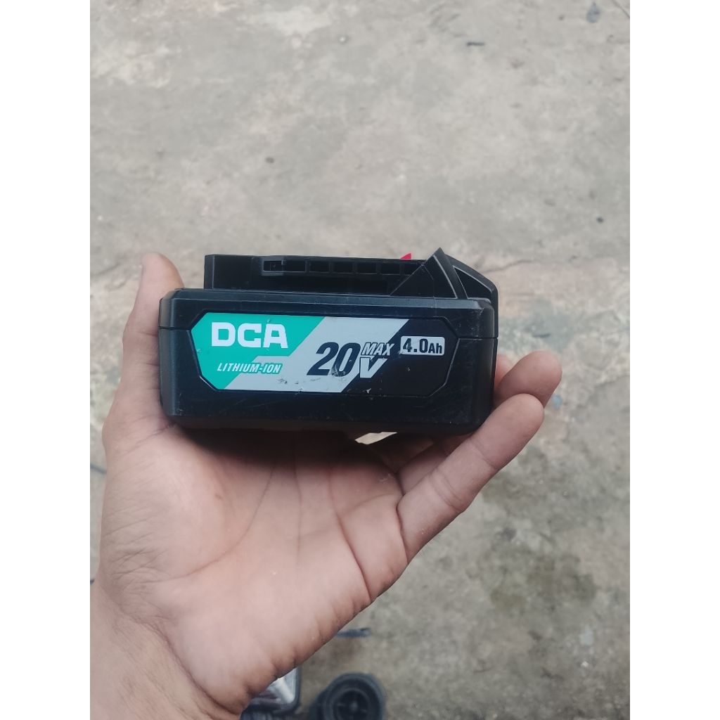 baterai DCA bekas mulus jarang dipake