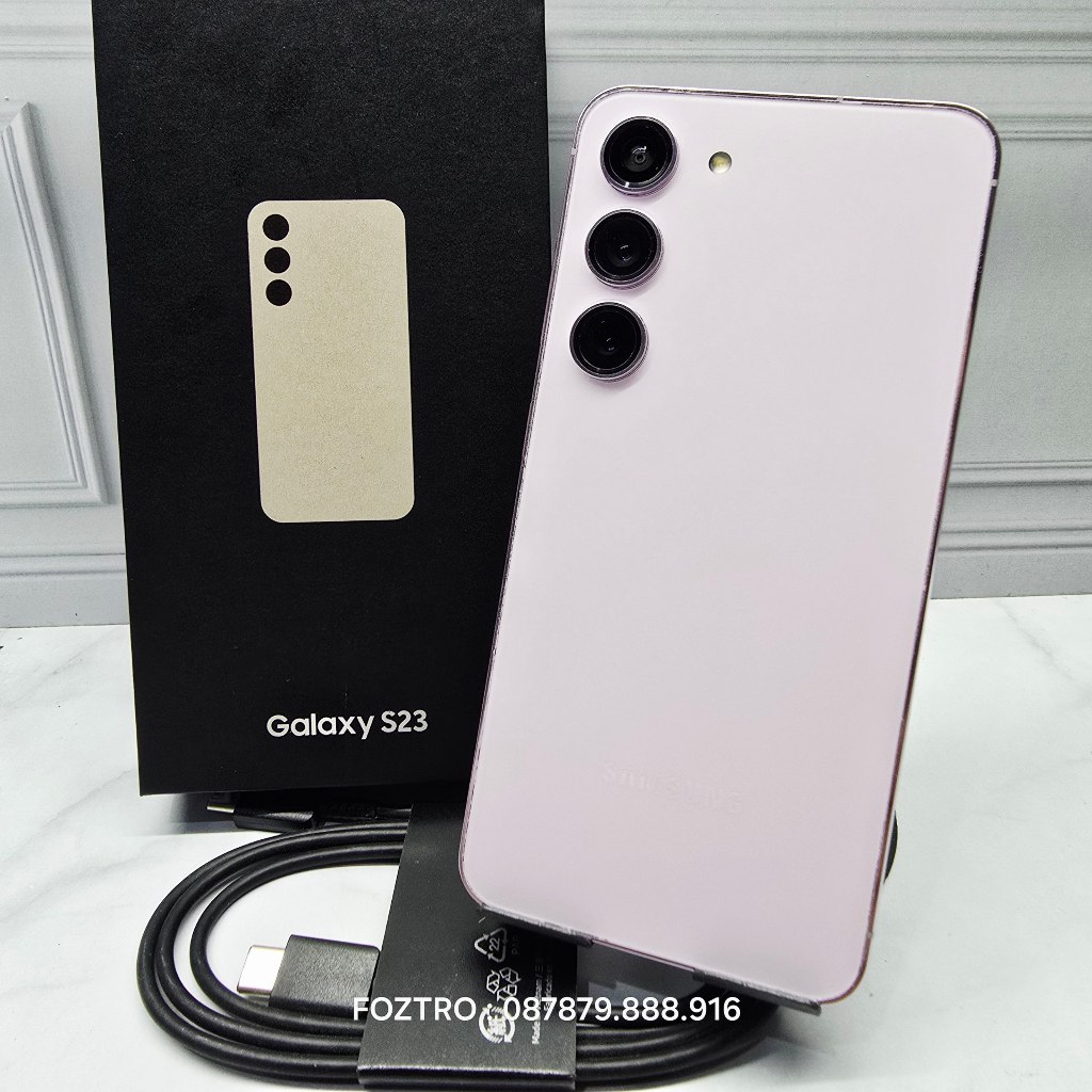 Samsung Galaxy S23 8/256GB Lavender Fullset Resmi SEIN No Minus Second