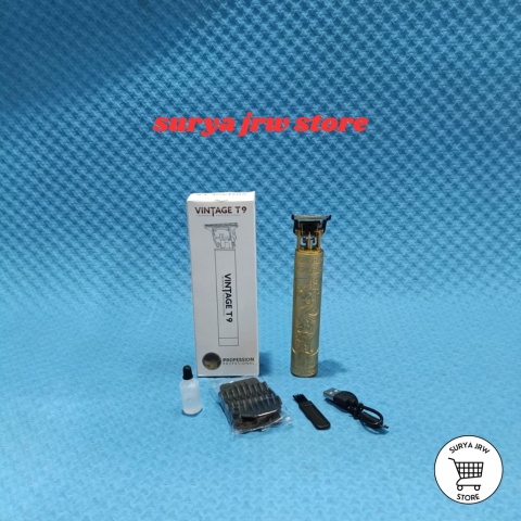 Alat Cukur Elektrik Hair Clipper Trimmer Vintage T9
