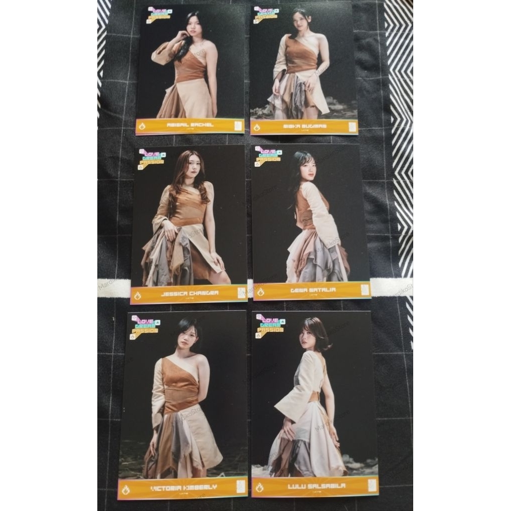OBRAL Photopack | PP Aralie Ribka Jessi Dena Kimmy Lulu from Passion Team JKT48. Dari Love Dream Pas