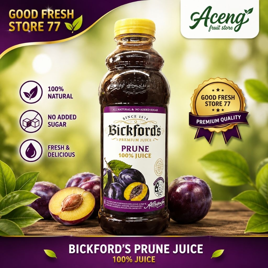 Bickford's juice fruit prune  premium jus prune all natural 1 ltr