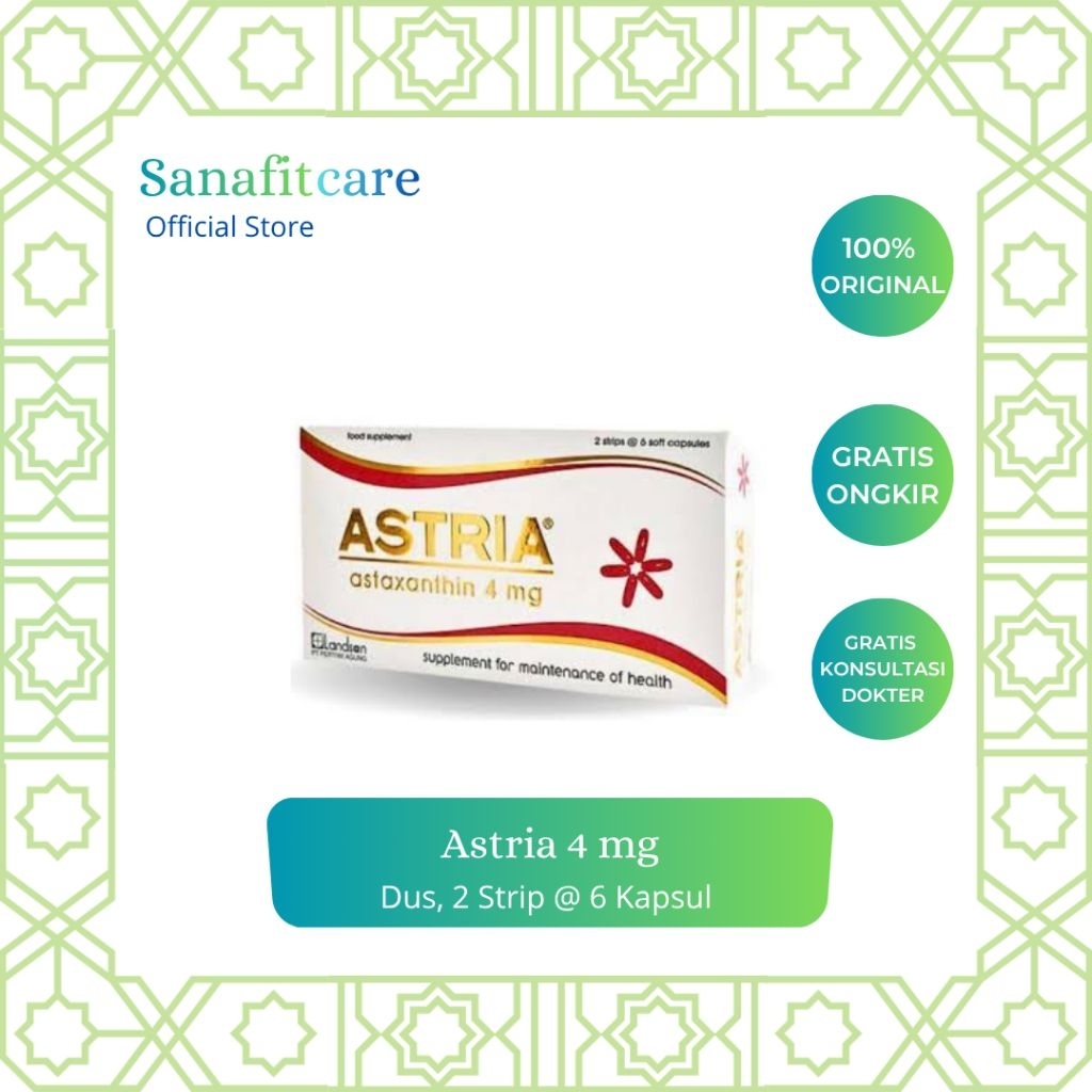 Astria 4 mg 2 Strip (6 Kapsul/Strip)
