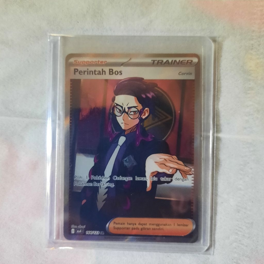 Perintah bos Sr pokemon cards bahasa indonesia tg