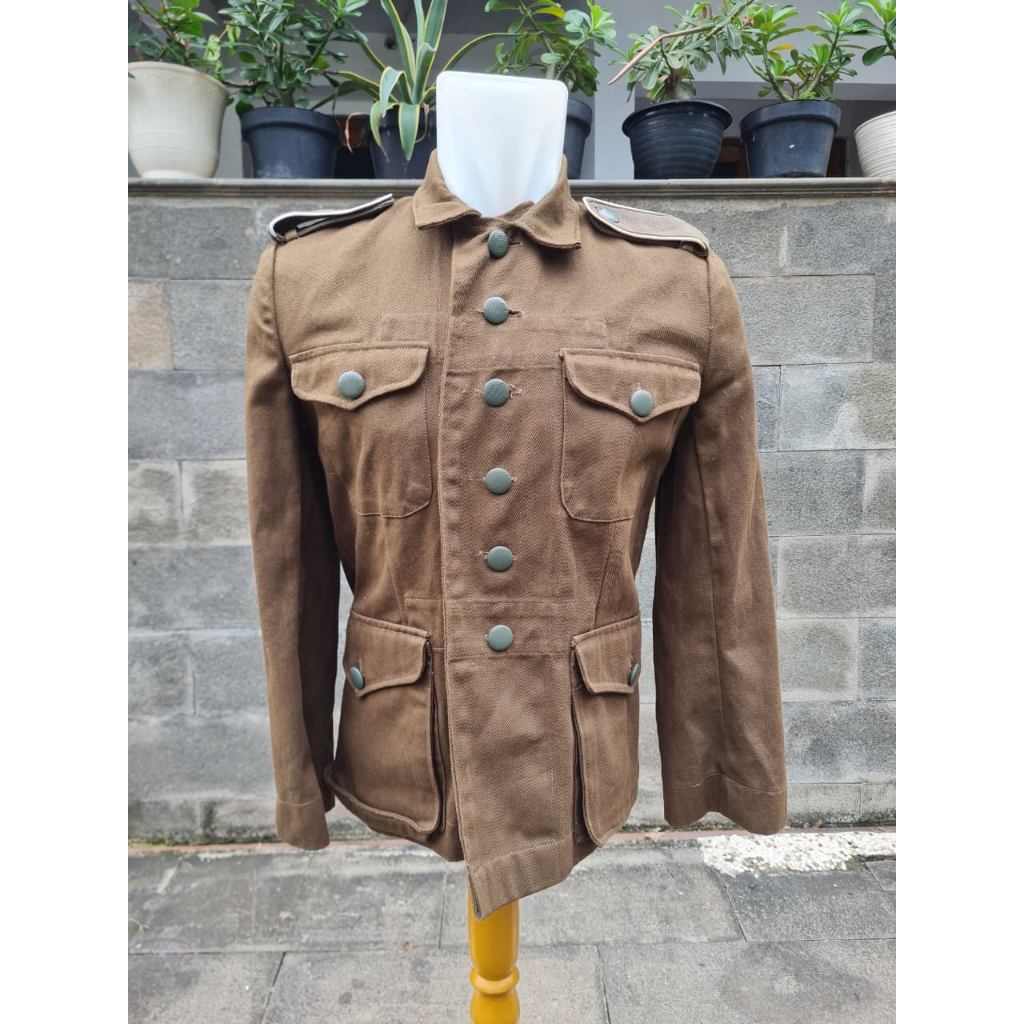 Tunic M42 Sommer-Feldbluse German WW2 Wehrmacht Seragam Jerman