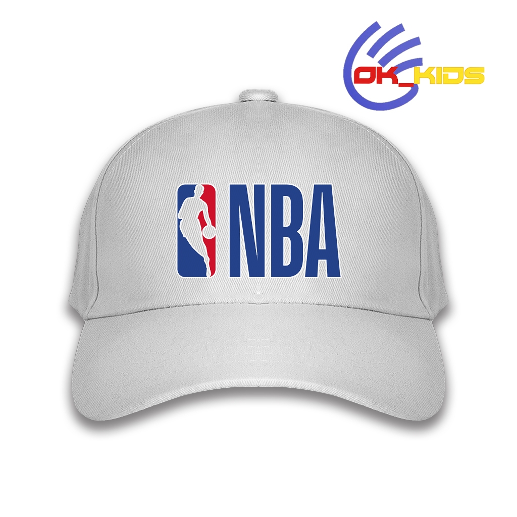 Topi Anak Logo NBA Bahan Rafel Tebal Sablon DTF