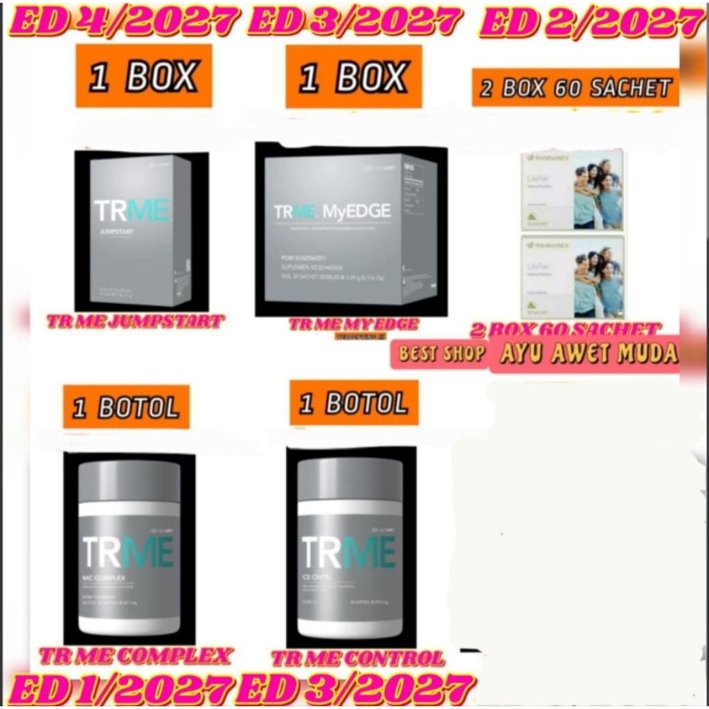 TANPA TRIM SHAKE  1 BLN TR ME PAKET DIET TR ME TR90 TWS NU      SKIN TERBARU