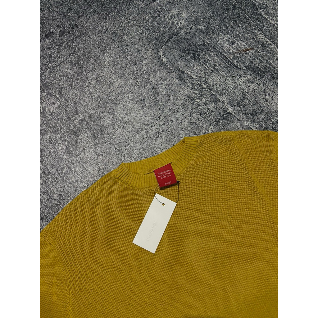 Sweater Thanksinsomnia Virgina Soft Yellow Unisex