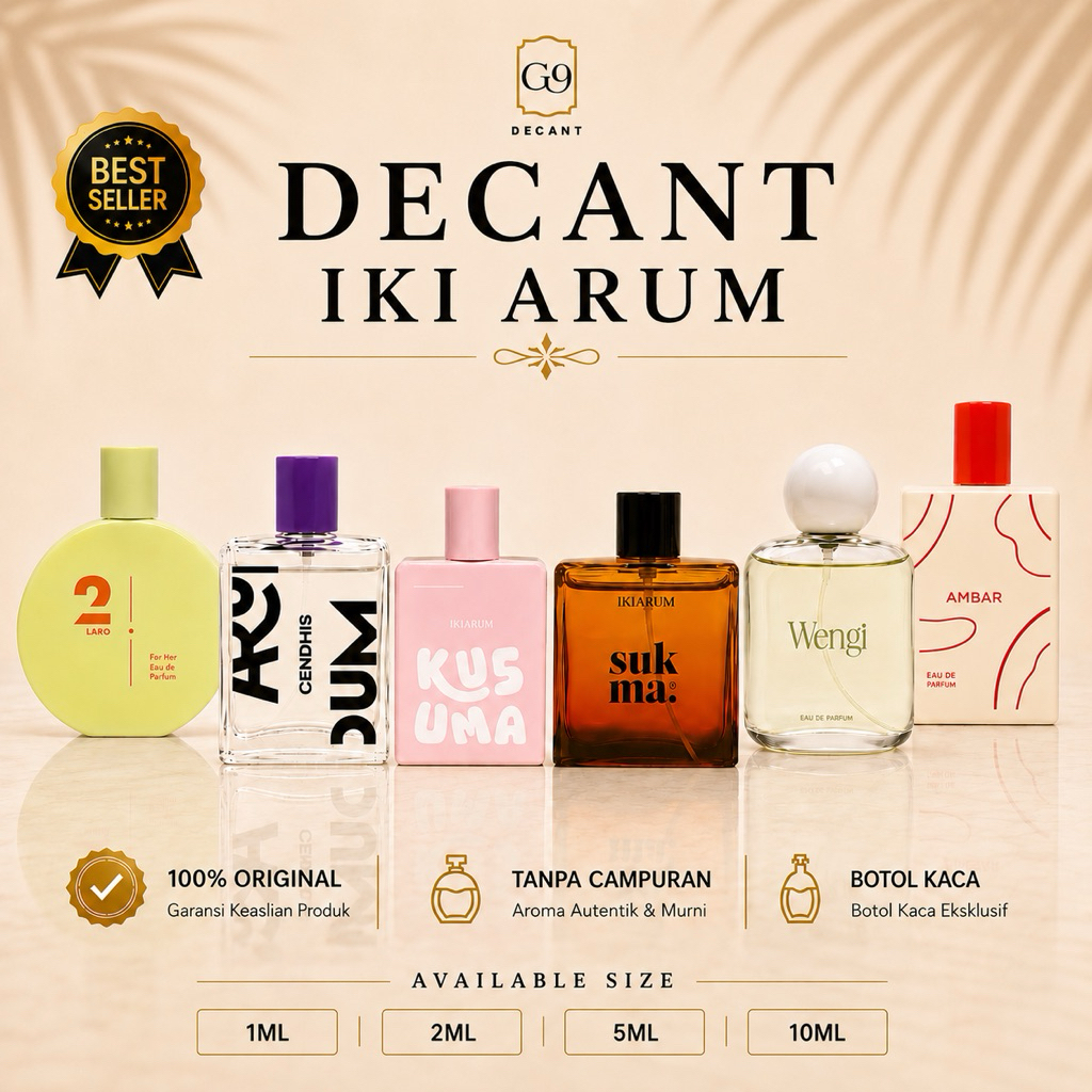 IKI ARUM Decant (Share In Jar) Travel - Size Iki Arum Gendhis | Iki Arum Kusuma | Iki Arum Loro | Ik