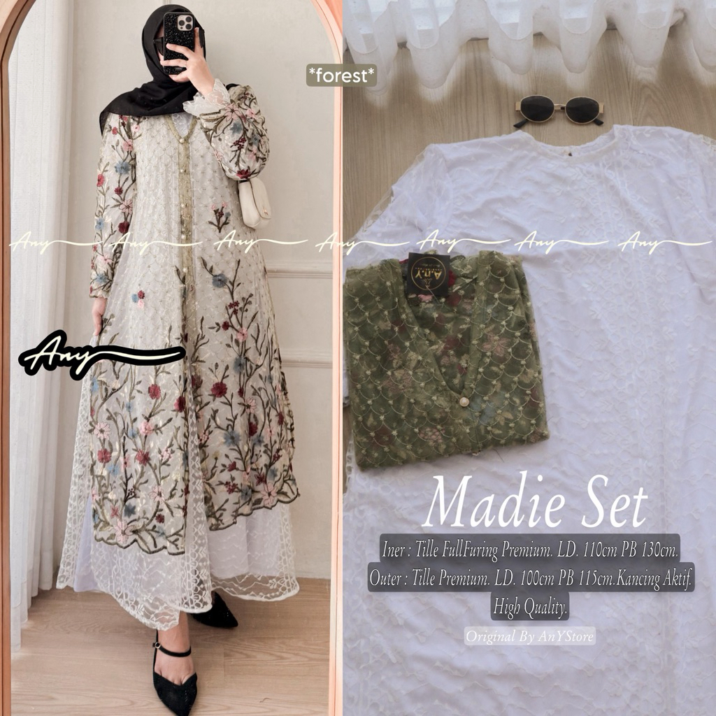 gesha madie carloty farah alova elois inner dress long outer brokat