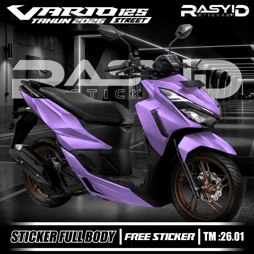 Terbaru COD Sticker Full Body Motor Honda Vario 125 Street Tahun 2026 Sticker Full Body Vario 125 St