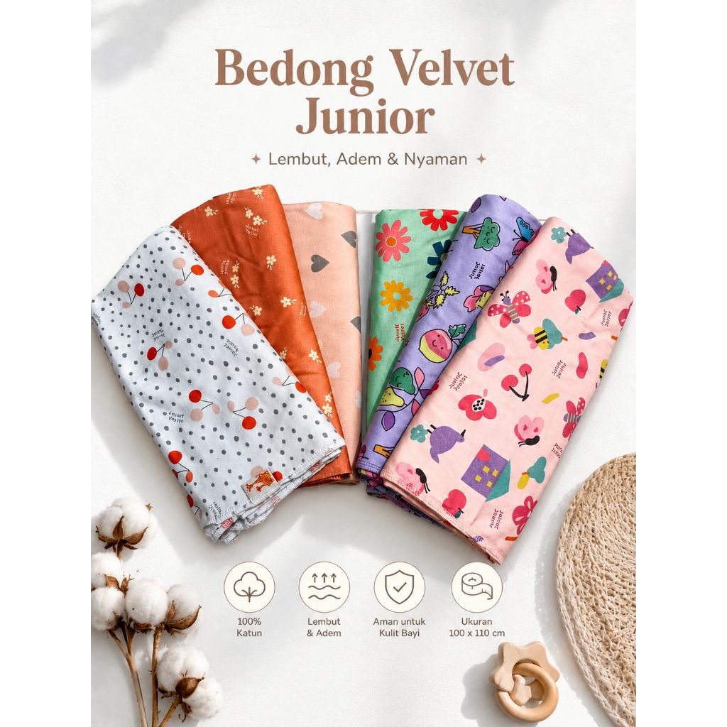 Bedong Velvet Junior