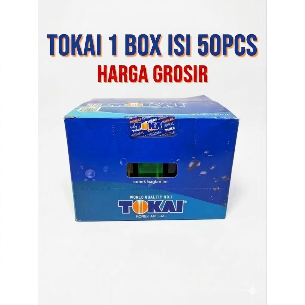 Korek Api Gas TOKAI Grosir – (Box Isi 50 Pcs)