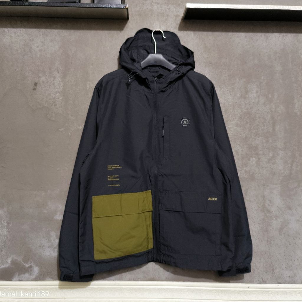JACKET OUTDOOR BLOODS ACTV CYNIC BLACK OLIVE ORIGINAL.