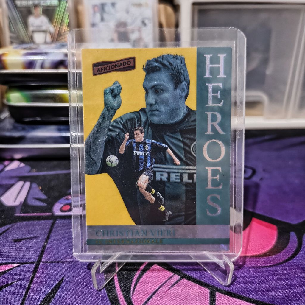 KARTU BOLA CHRISTIAN VIERI HEROES INTER MILAN PANINI AFICIONADO 2016-17