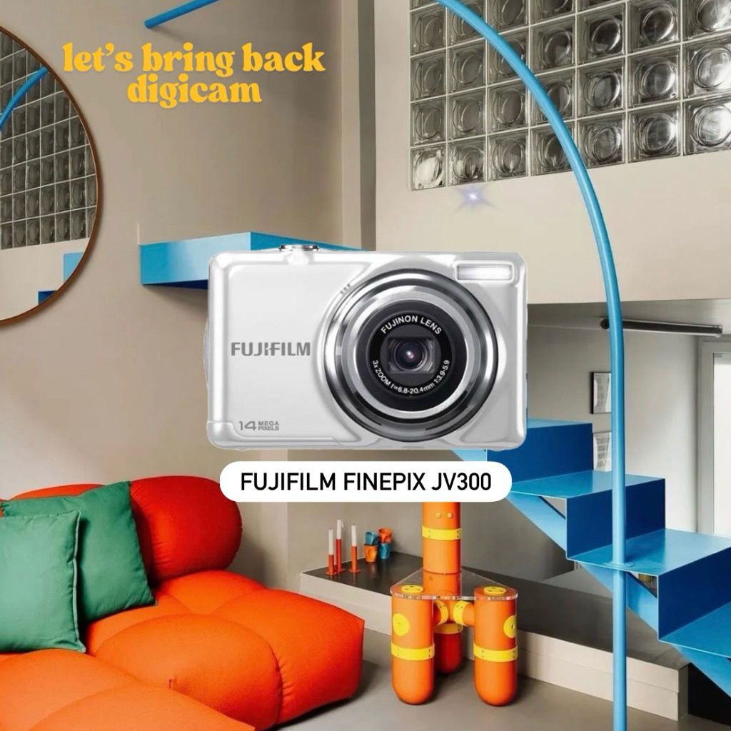 Anotherpeace kamera Pocket Fujifilm Finepix JV300 White