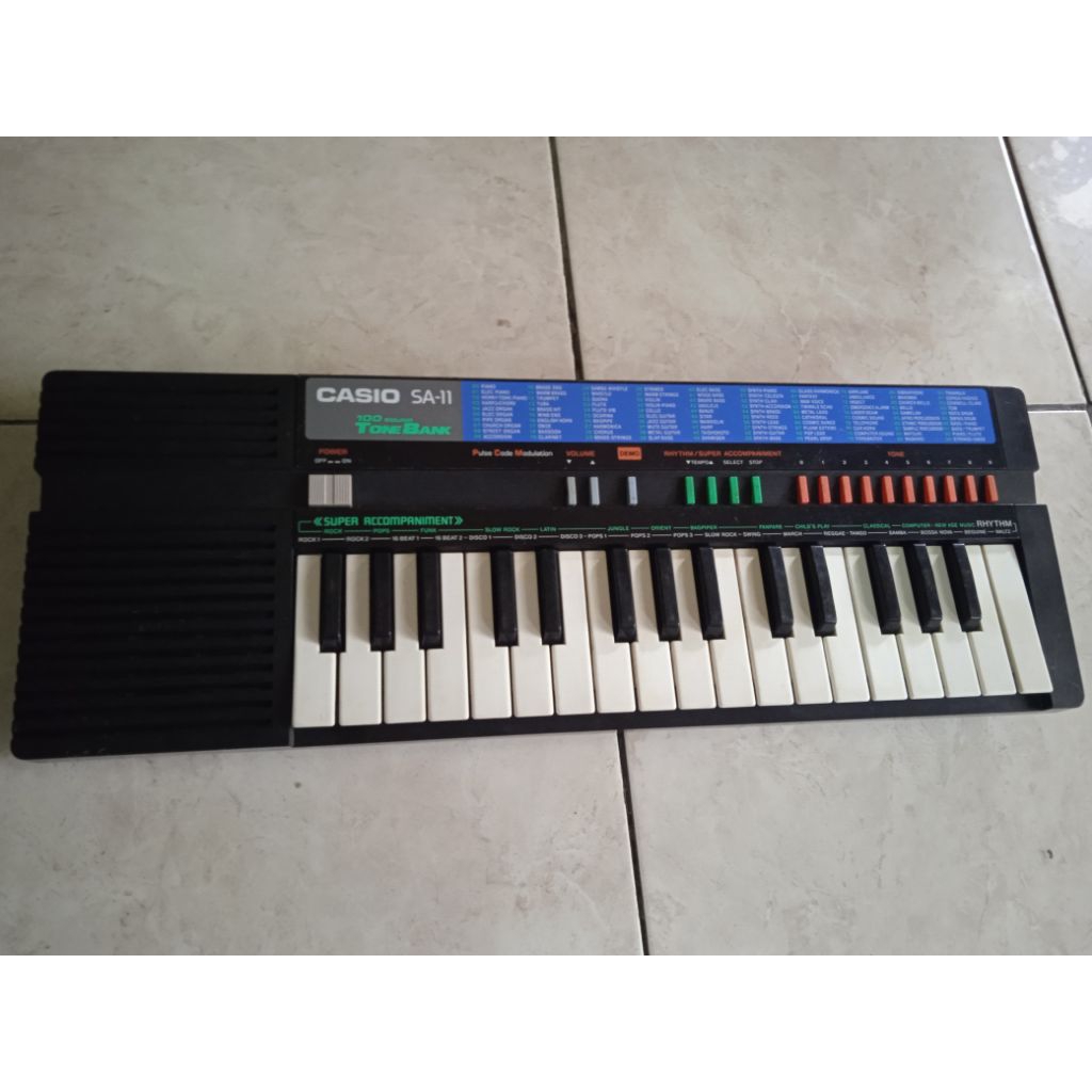 piano casio sa 11  keyboard casio bekas normal