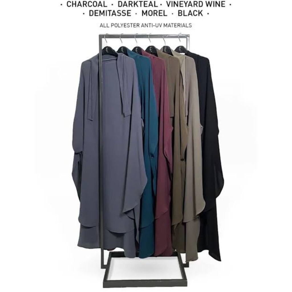 ALJENNA Fk French Khimar Long Prime Vineyard Wine
