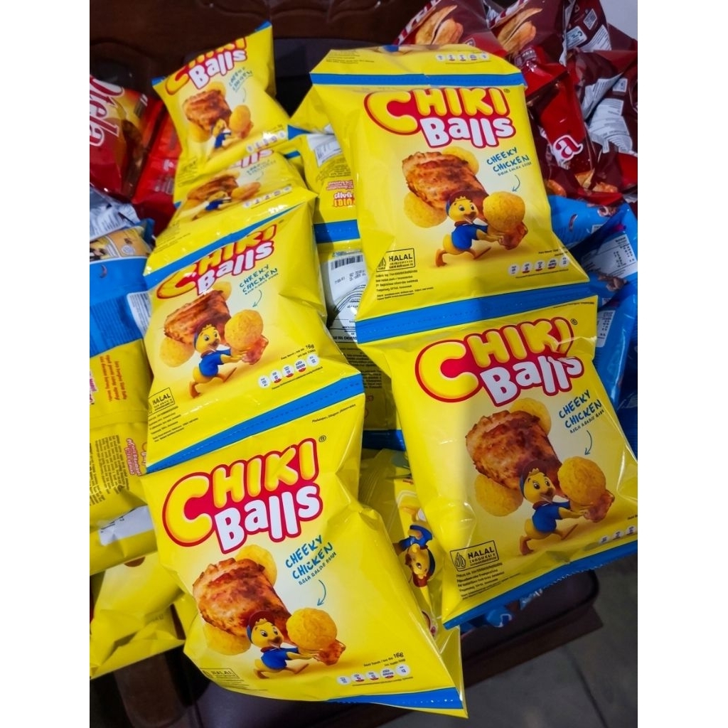 Chiki Balls Rasa Kaldu Ayam - Indofood Snack Chiki Balls 2000an