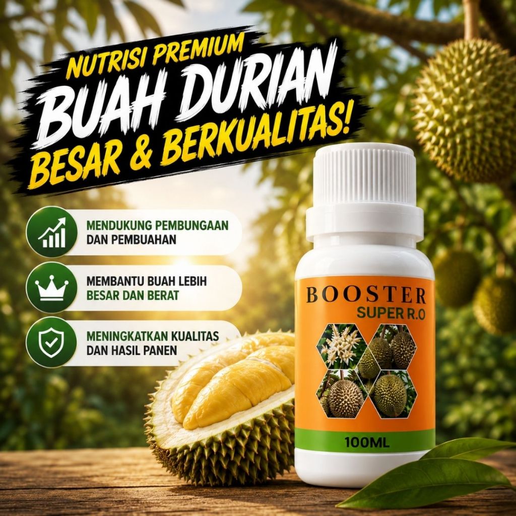 Pupuk Buah Durian Cepat Berbuah / Pupuk Durian Montong / Pupuk Pembesar Buah / Pupuk Durian Agar Bua