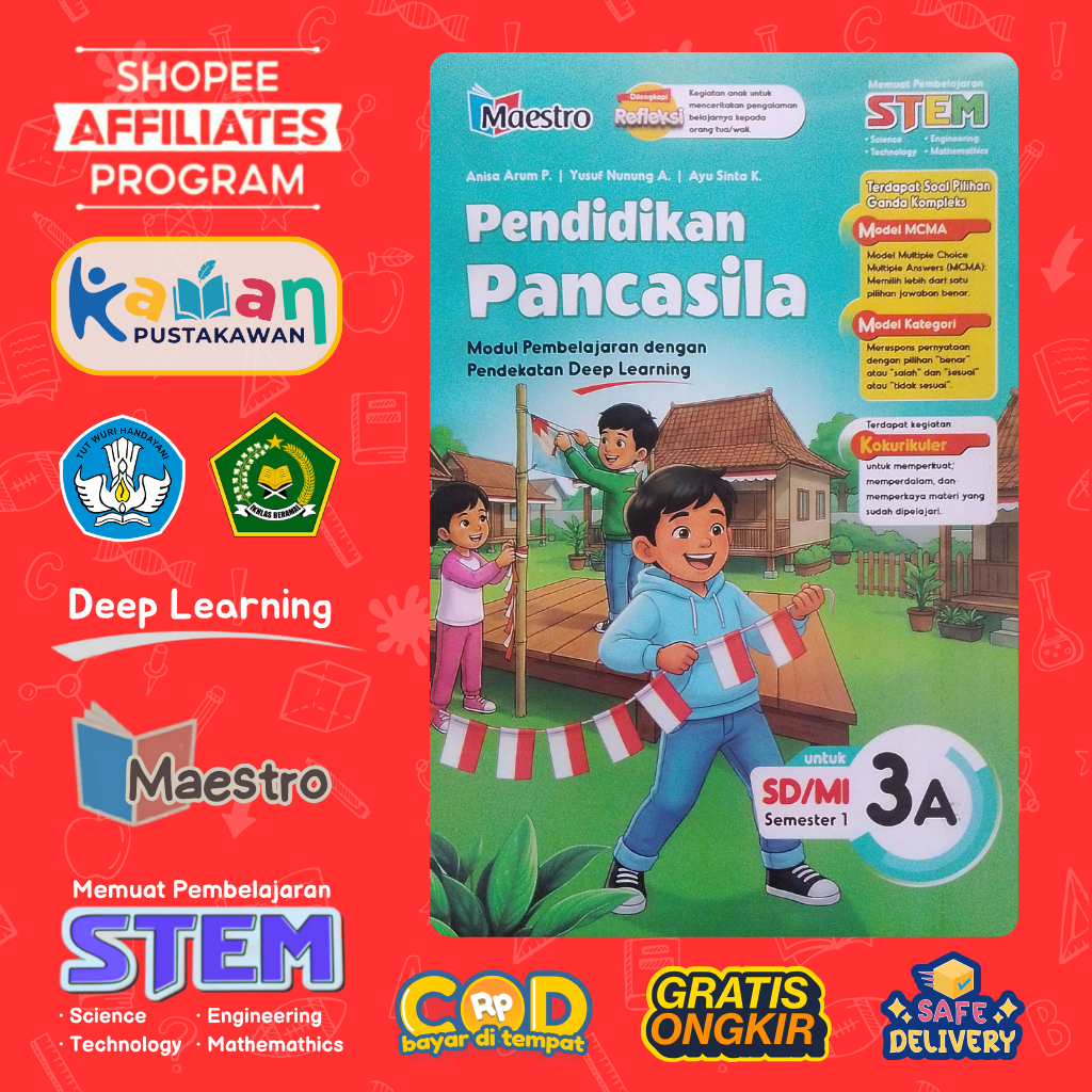 Maestro Pendidikan Pancasila Kelas 3 SD/MI Modul Ajar