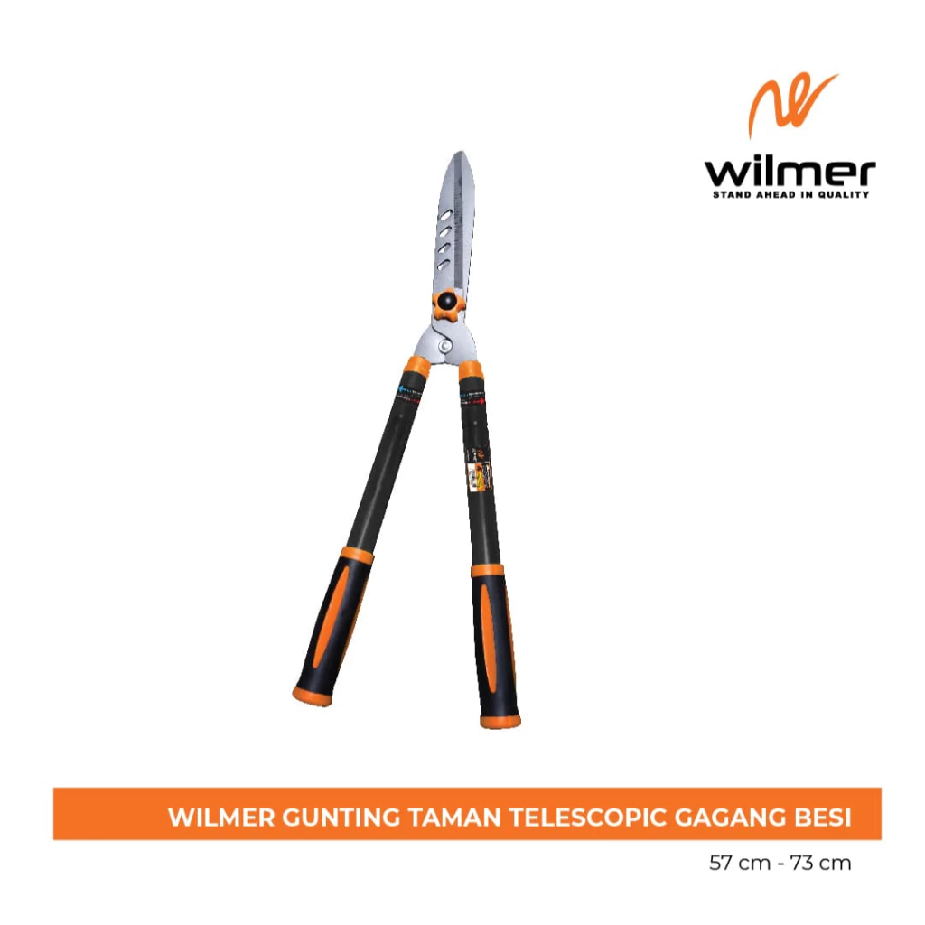 Wilmer Gunting Taman Gagang Besi Telescopic/Gunting Taman Gagang Besi/Gunting Taman Panjang