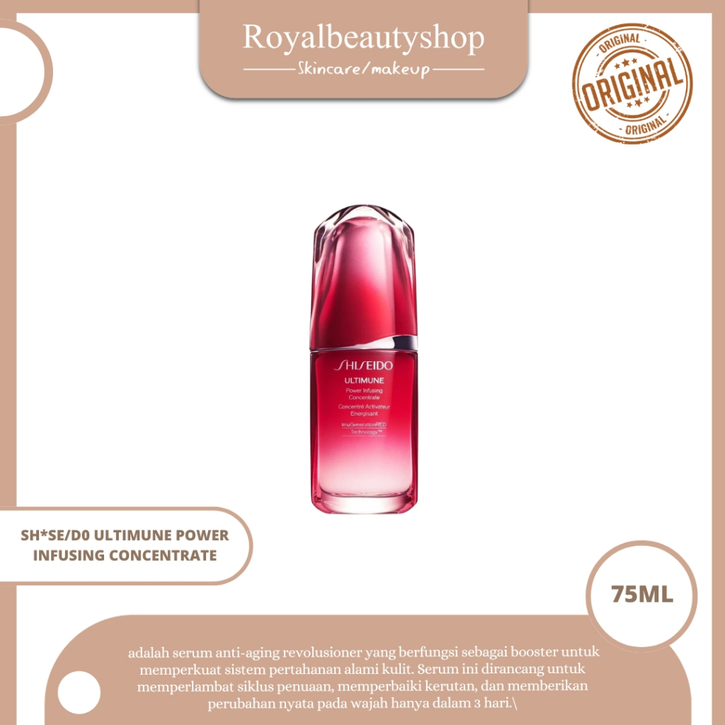 SHISEIDO Ultimune 3.0 Power Infusing Concentrate Face Serum 30ml / 50ml / 75ml