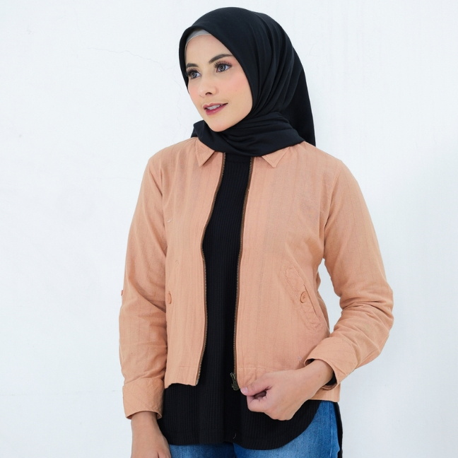 RILLEY - Blazer Fara Outer Wanita Luaran Jaket