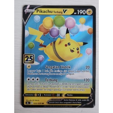 (The Pokay) Pikachu Terbang 023/028 RR Pokemon Card TCG Indoesia