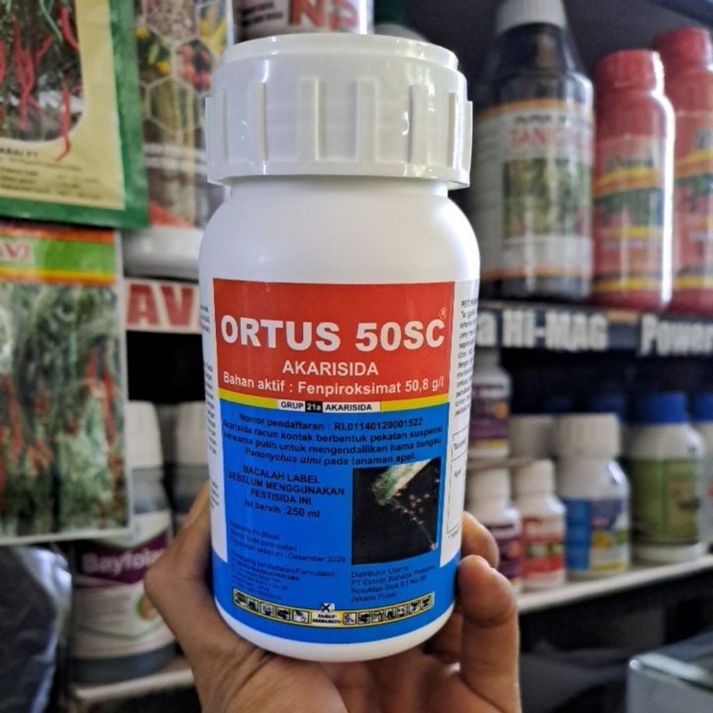 Akarisida Ortus 50 SC 250 ml  Akarisida Fenpiroksimat