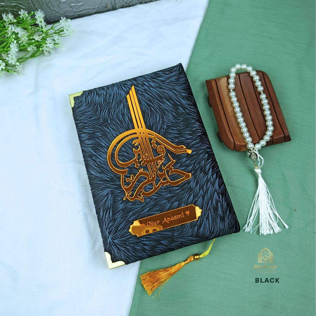 Quran Mahar Pernikahan Estetik Bebas Tulis Nama Akrilik