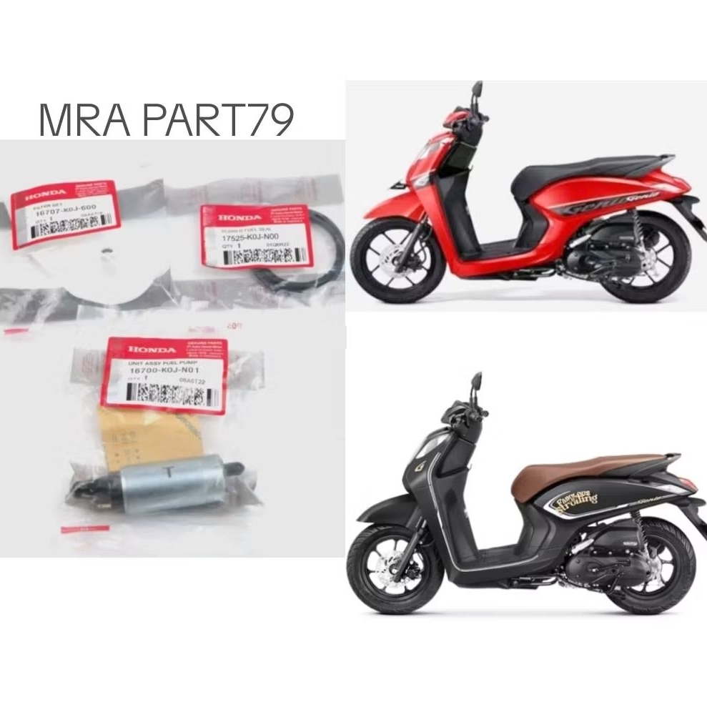 Rotak Dinamo Fuel pump KOJ+Filter fuel pump KOJ +Oring Honda Genio ring velg 14, Genio Ring velg 12 