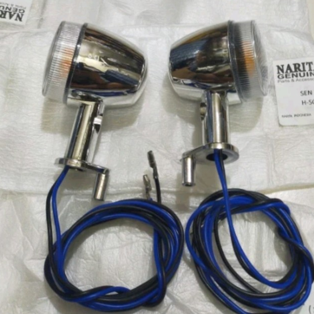 lampu sen depan honda scoopy assy narita - variasi anp