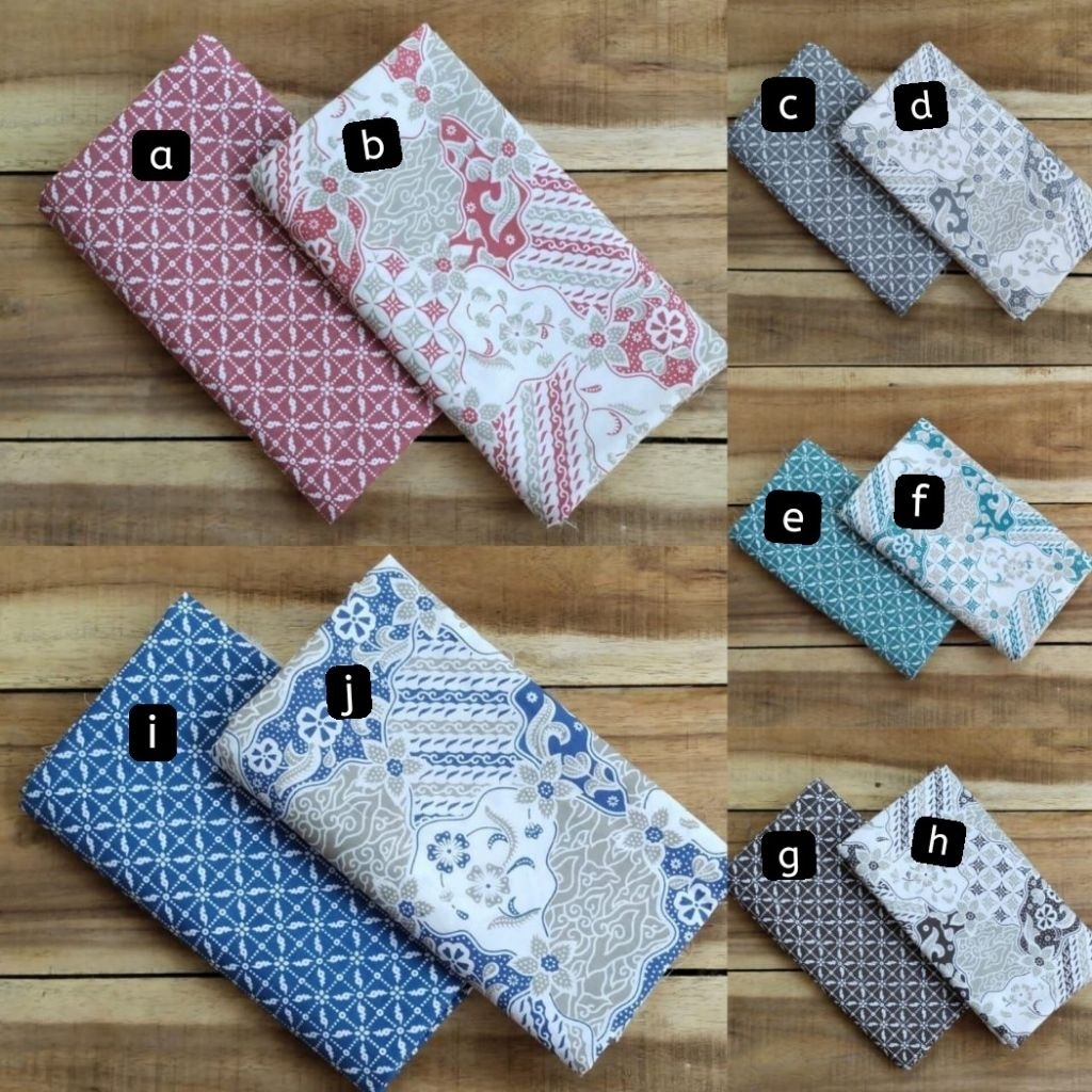 Kain Batik TR Printing Pekalongan ~ Batik Printing Bebas Pilih Mix Kombinasi ~ Kain Bakal Baju ~ Bat