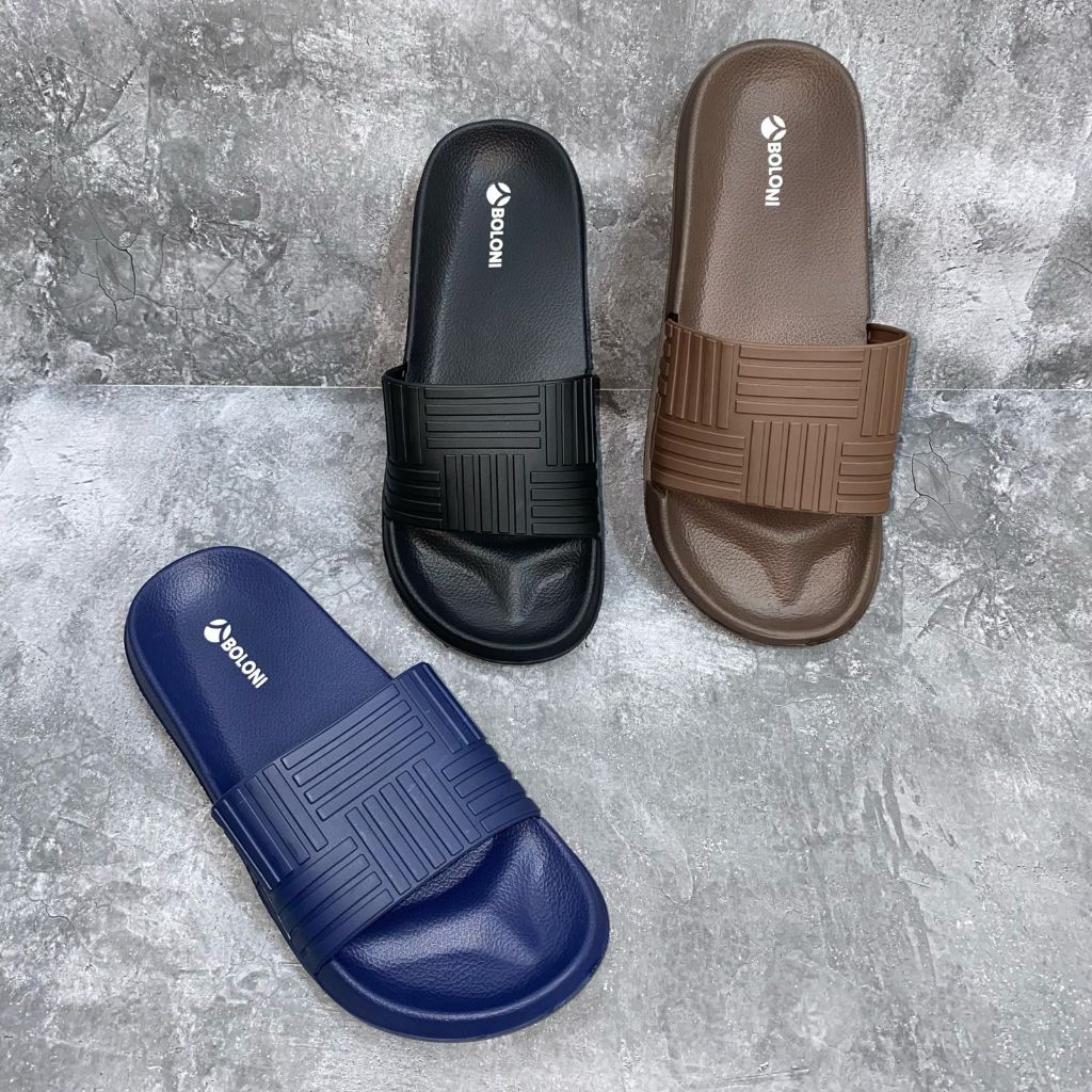 KINGMAN Sandal slide pria Casual simpel elegan