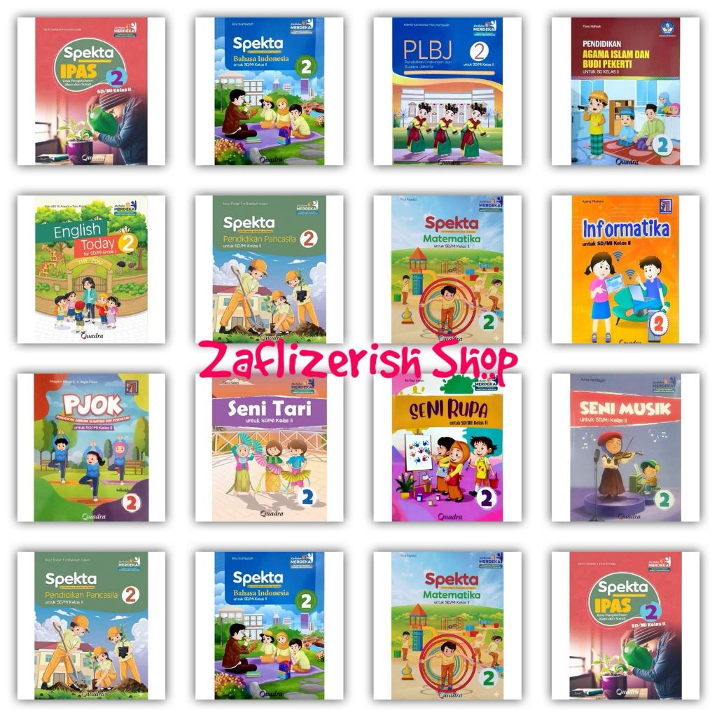QUADRA - BUKU SPEKTA  kelas 2 SD/MI Kurikulum Merdeka - Quadra