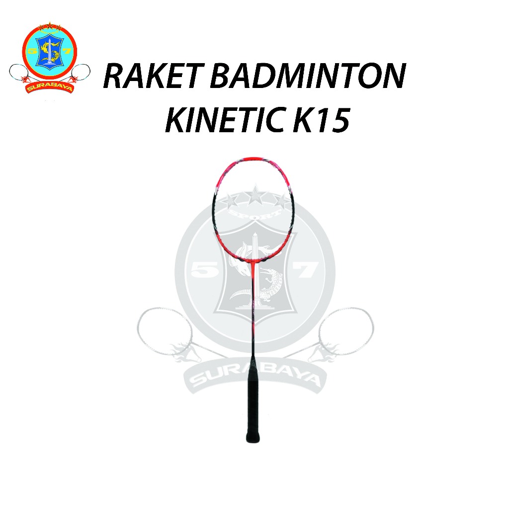 Raket Badminton Kinetic K 15 Bonus Grip Handuk