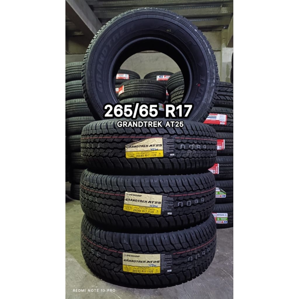 BAN BARU 265/65 R17 DUNLOP GRANDTREK