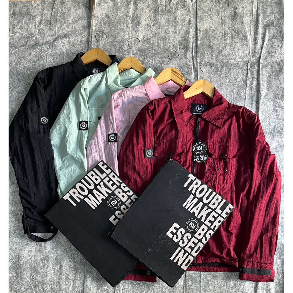 Jaket Overshirt Troublemaker