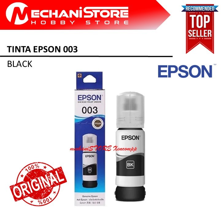 TINTA EPSON 003 BLACK / Epson 003 L1110 L3110 L3116 L3150 L3156 L5190