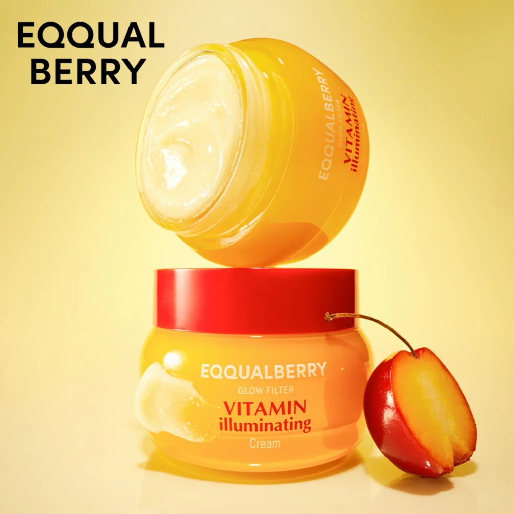 EQQUALBERRY Vitamin Illuminating Cream 50ml / EQQUALBERRY Vitamin illuminating Serum 30ml