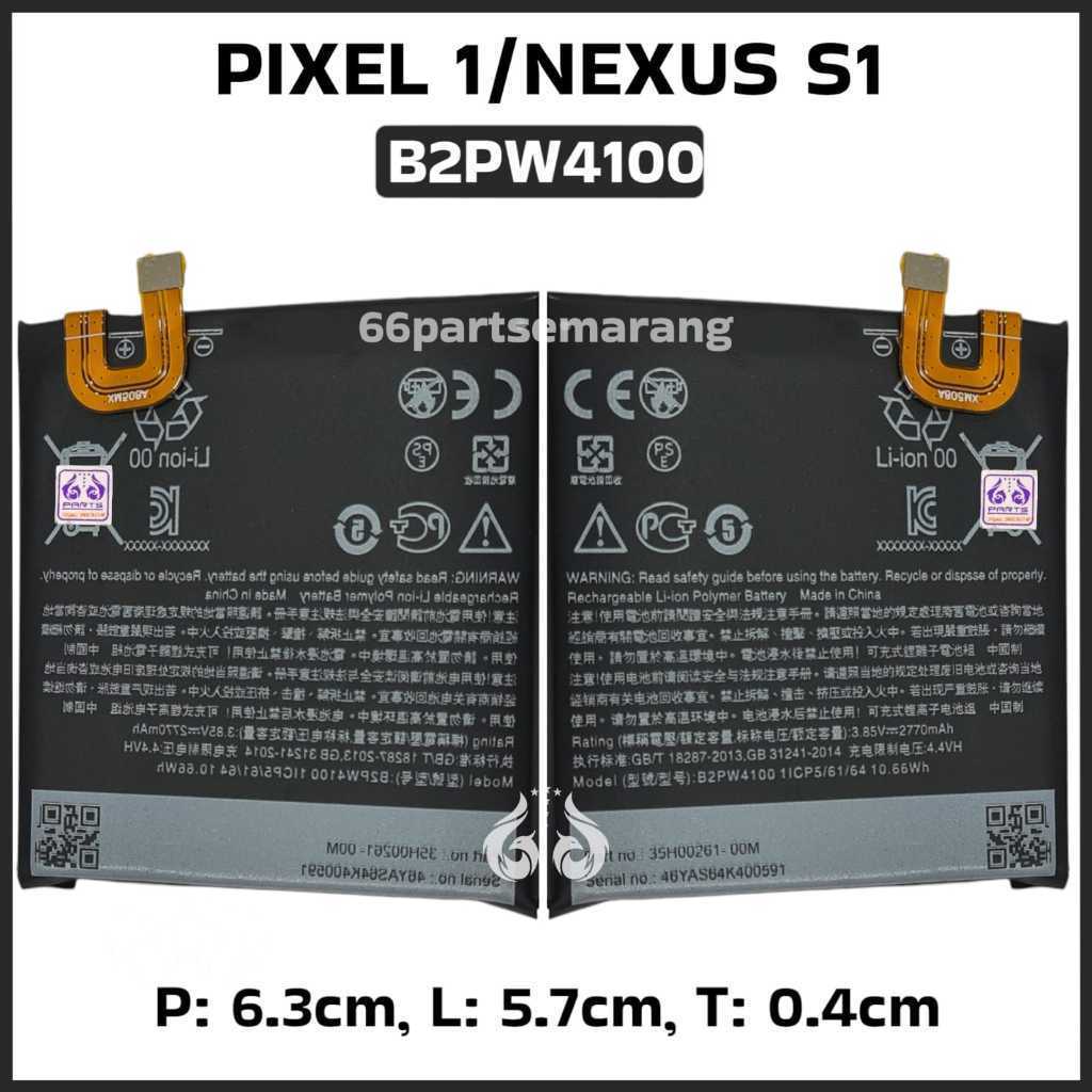 Baterai Batre Battery Gopix Pixel 1 / 4 / 4A 5G / 4 XL / 5 / 5A New